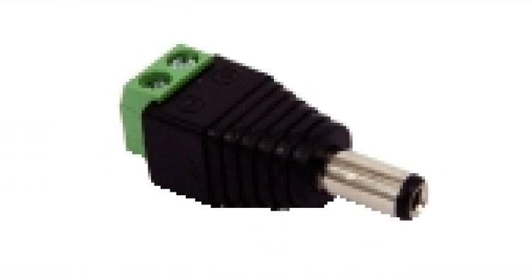 Adattatore da presa DC 5,5x2,1 mm a morsetti a vite