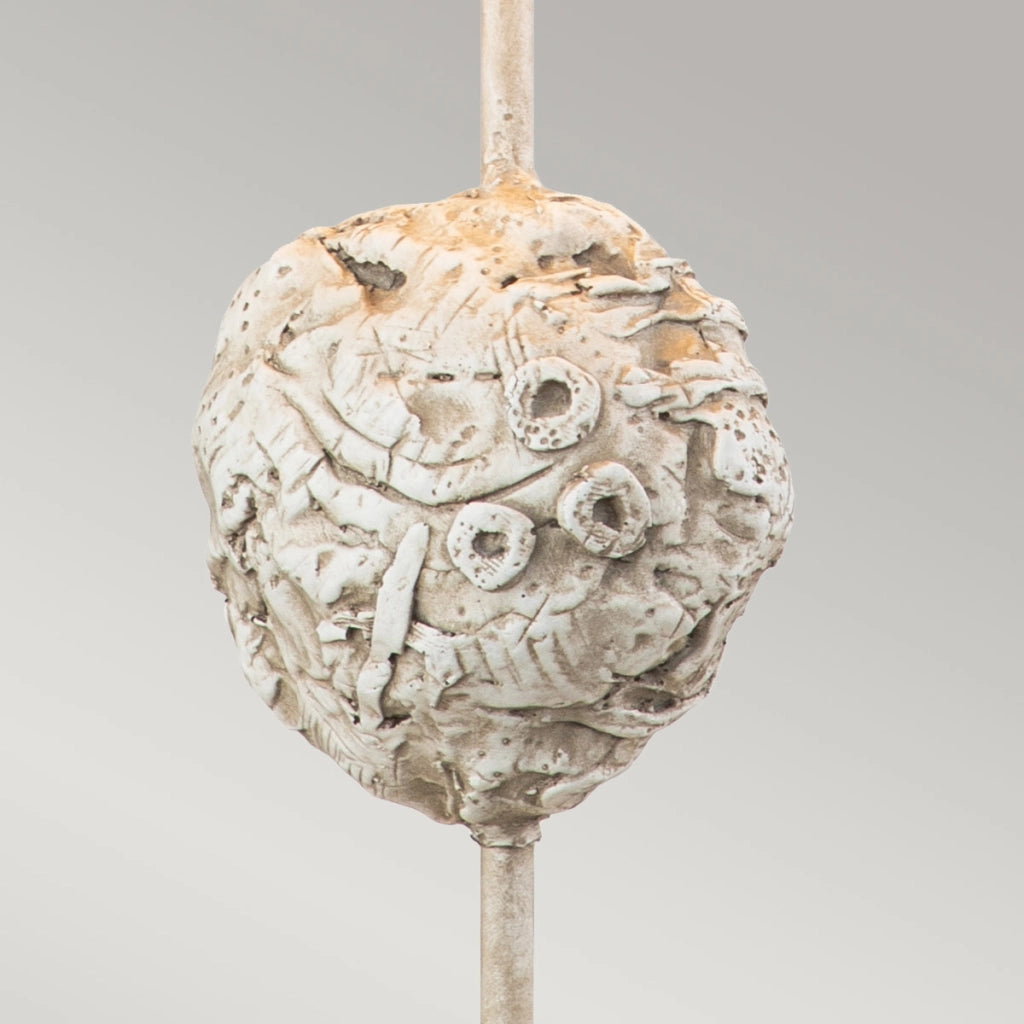 Lampada da tavolo Art Déco Petra bianca E27 Flambeau