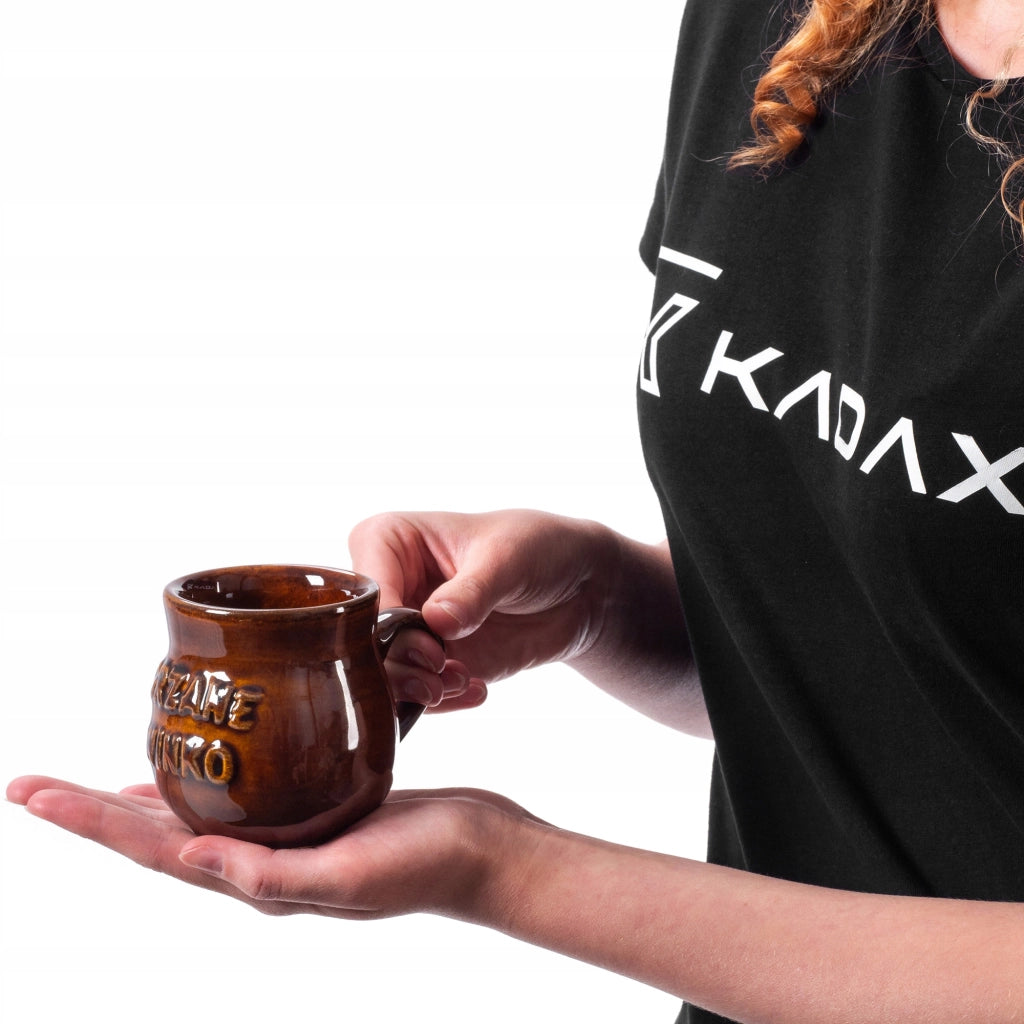 Set regalo di 4 tazze da vin brulé KADAX da 250 ml in gres.