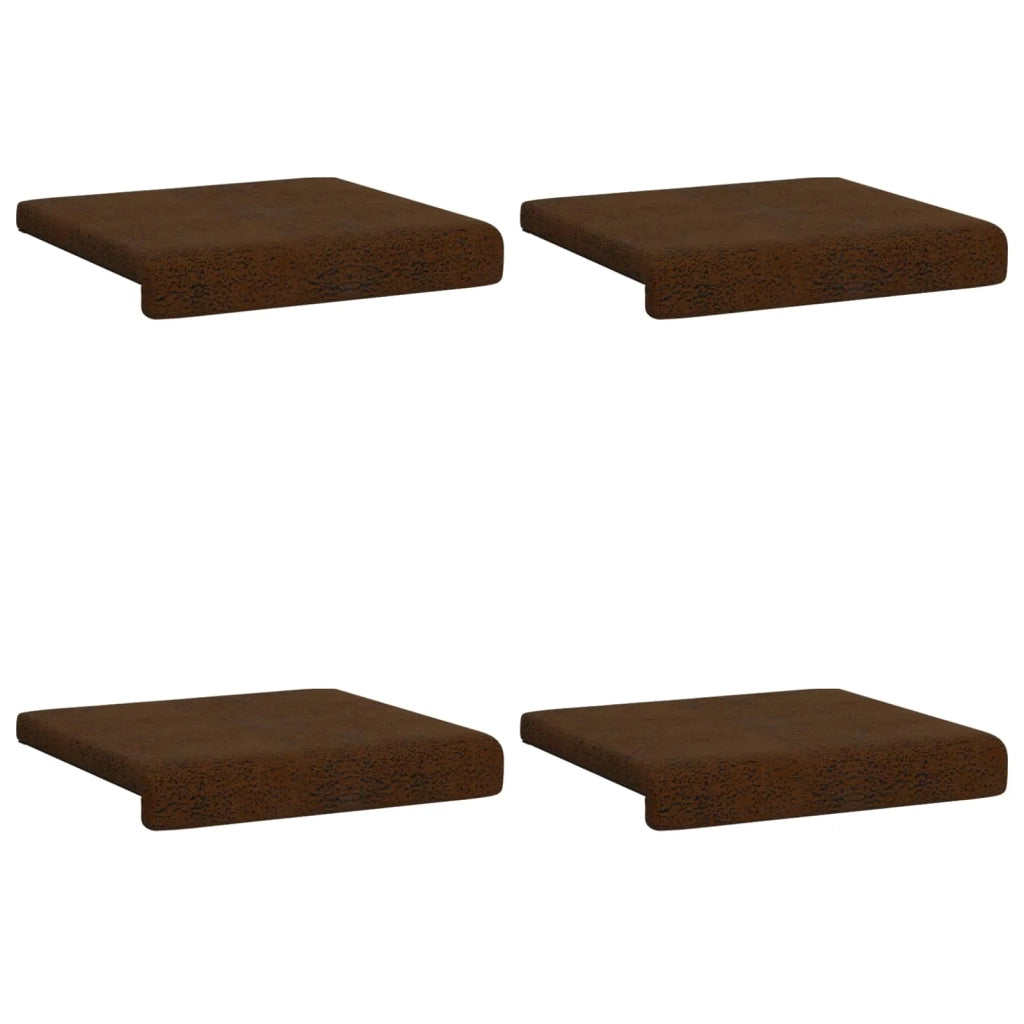 Cuscino per panchina 4 pcs Tessuto scamosciato sintetico 42043124