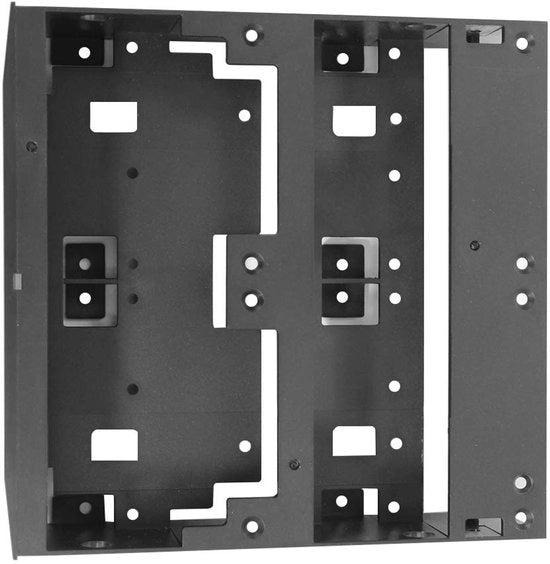 Montaggio Beugel per Disco Rigido/Solid State - Compatibile con Bay 5,25 pollici - Dimensioni 2,5/3,5 pollici - Materiale Resistente - Design Multifunzionale - Incluso Kit di Viti di Montaggio - Bay per Disco Rigido