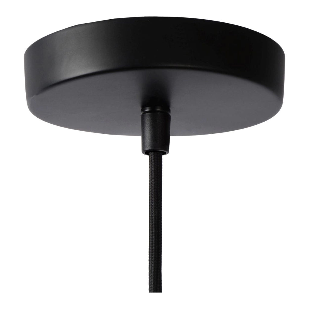 Lucide lampada a sospensione Chimp E27 oro nero Ø18 cm
