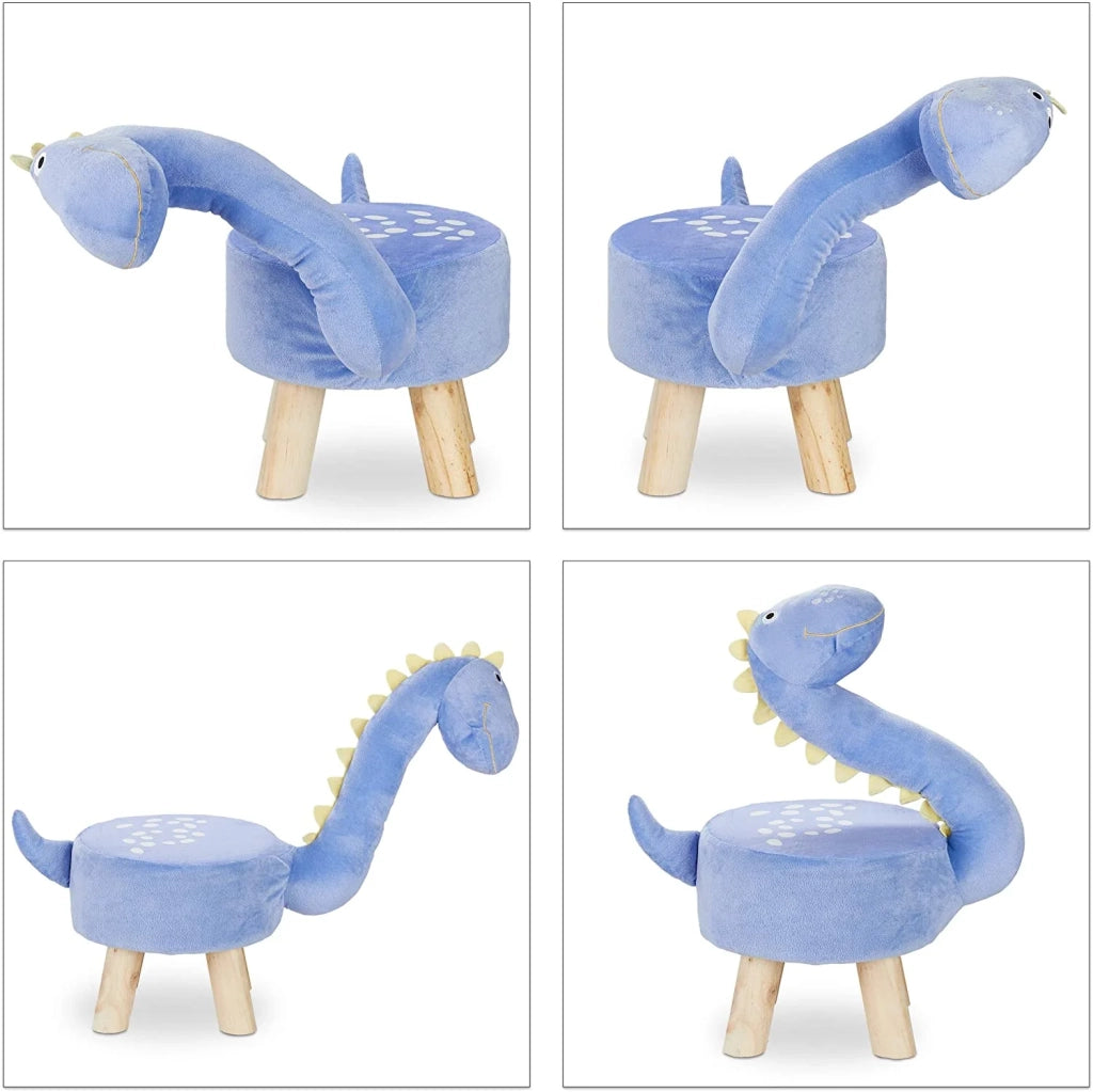 Sgabello per bambini a tema animali blu 13_0002752