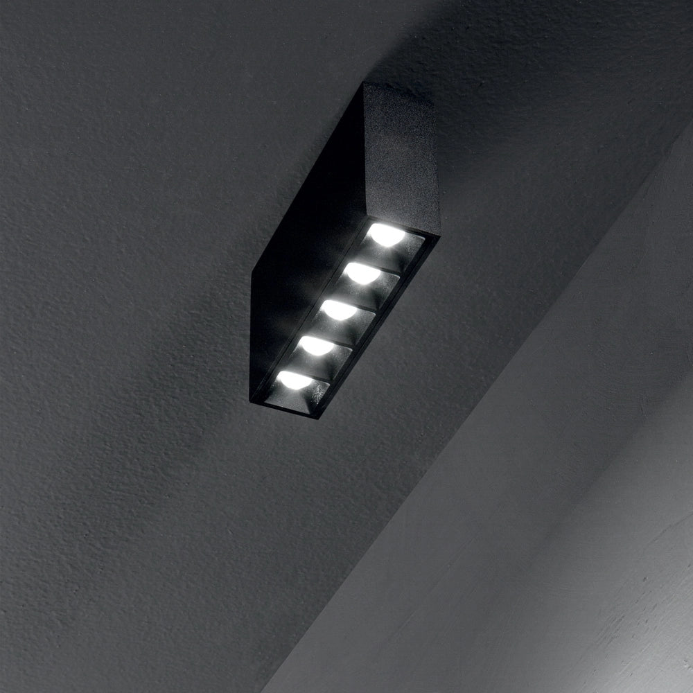 Modulo Lika Alluminio Nero Led 12,5W 3000K Luce Calda