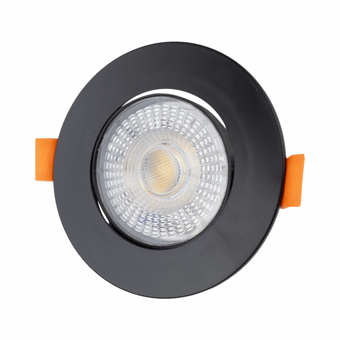Faretto incasso LED CCT nero rotondo Ecolight