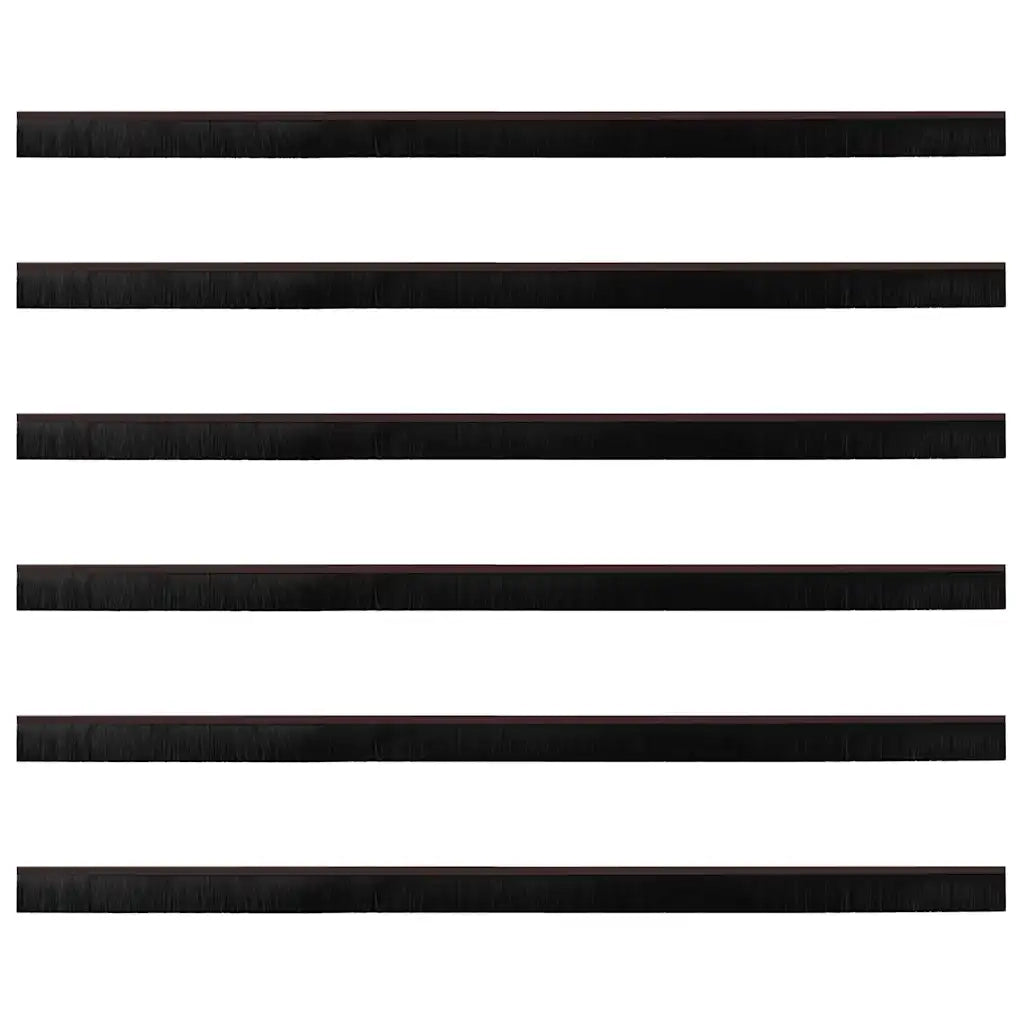 Spazzole per porte a vite 6 pz Marrone 100 cm CFW8985955