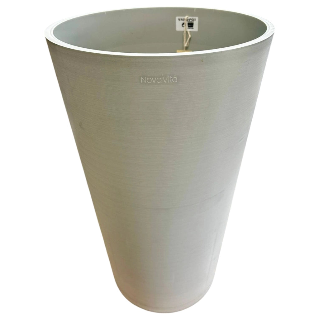 VASO CONICO ALTO BIANCO 29x52 ArtPlast