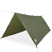 Telone da campeggio | Tenda da campo Verde Oliva 366x306 cm Impermeabile
