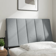 Cuscino Testiera Hanko Grigio Chiaro 80 cm in Tessuto 4019135