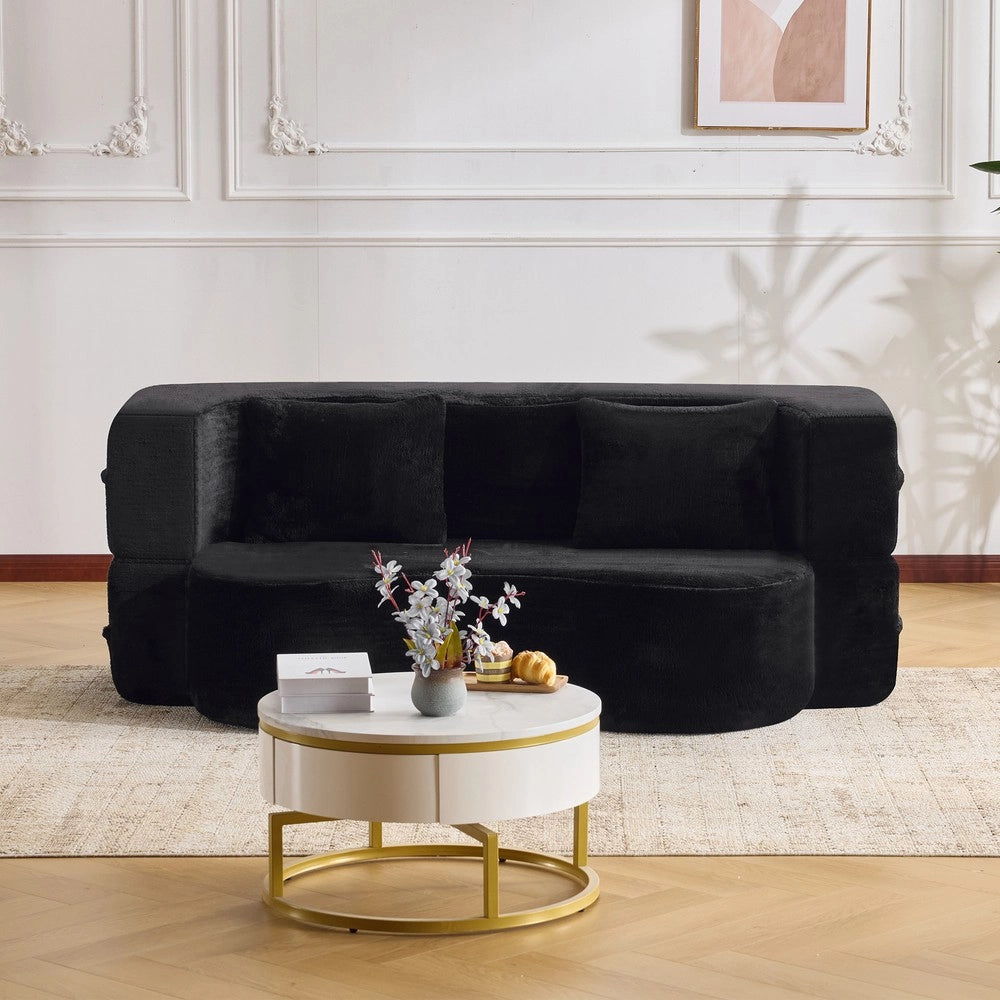 Divano Letto Futon Pieghevole ¨C Xylo ¨C Nero
