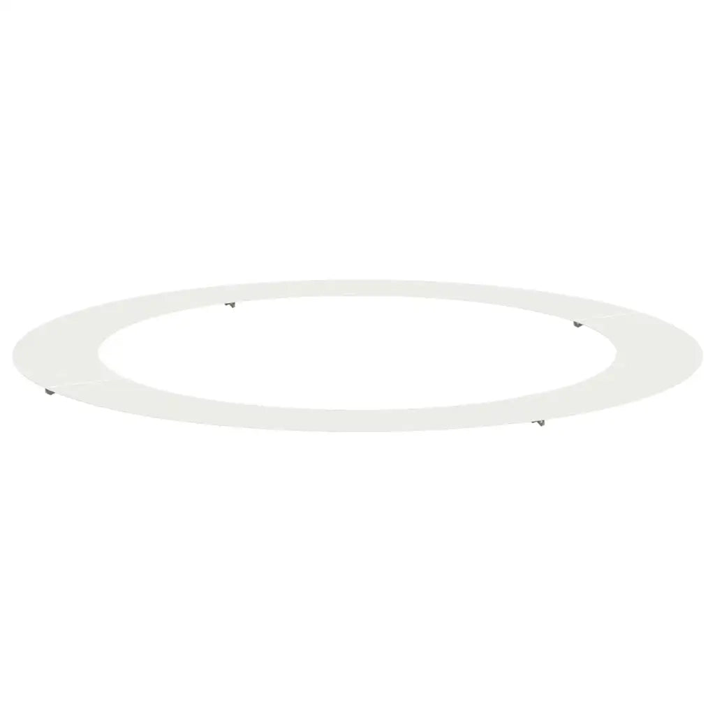 adatto per Anello d'Albero Piatto Bianco ?90 / 120 cm Acciaio CFW7691434