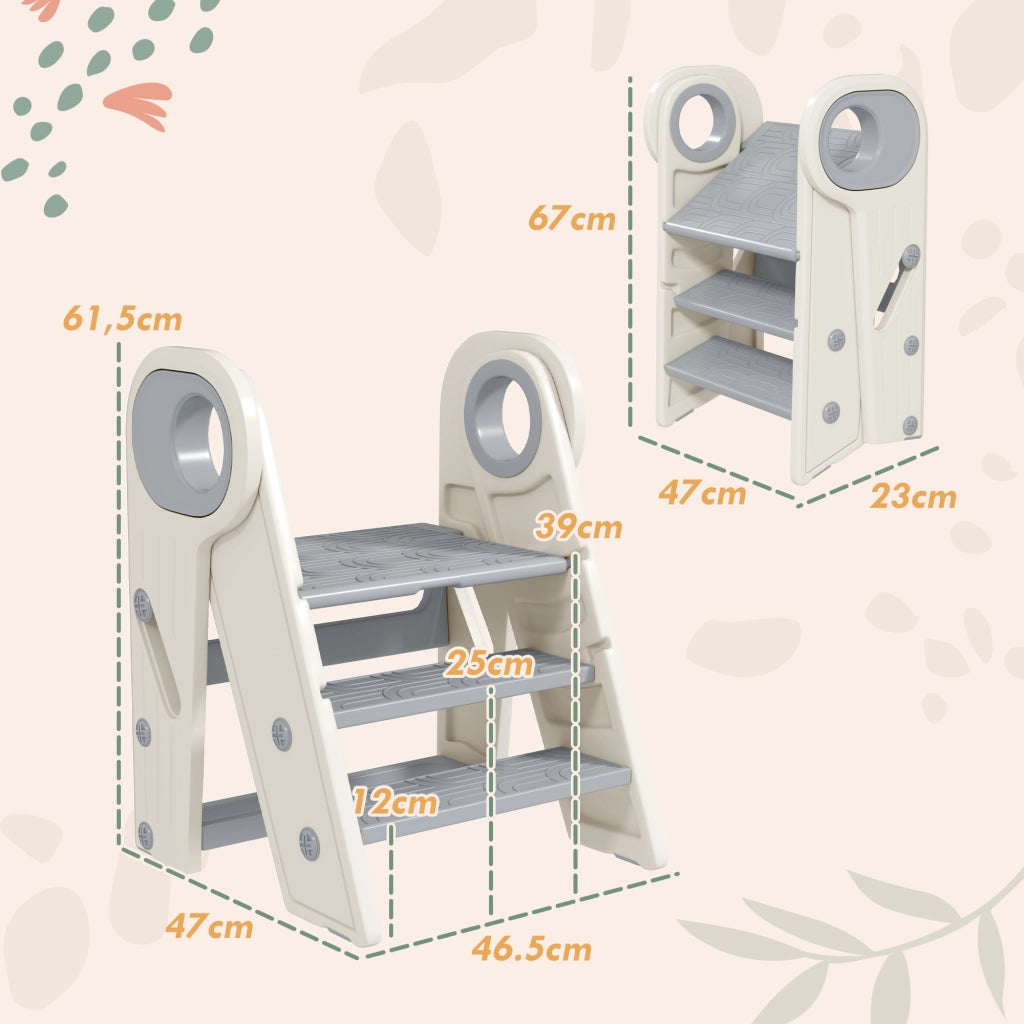 Scala per bambini 3 gradini ¨C Minimal ¨C grigio