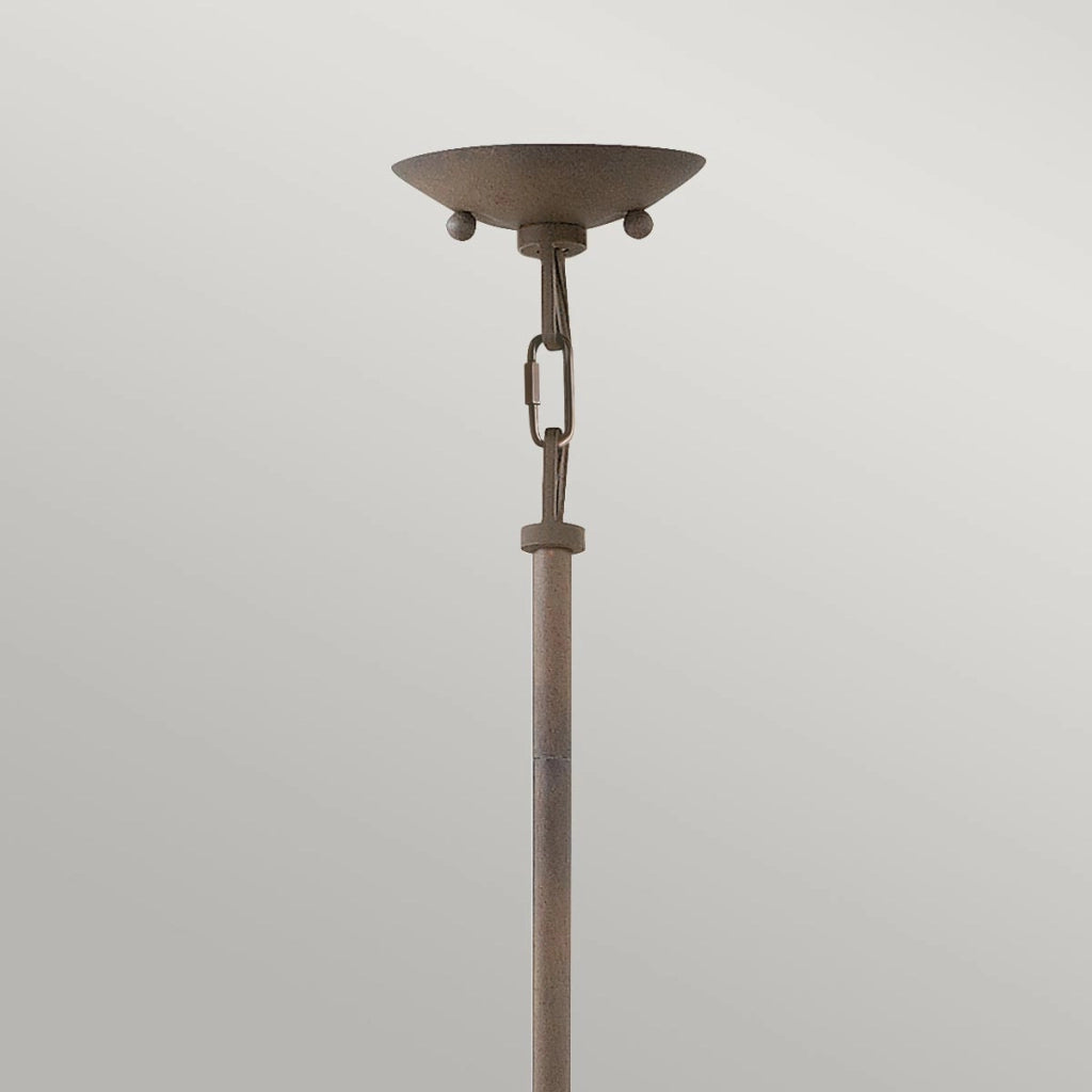 Lampada sospensione esterna Carson vintage E14x3 Hinkley