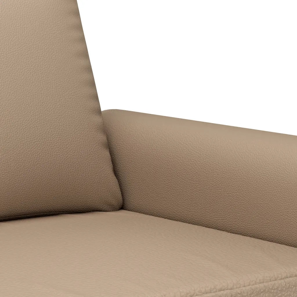 Set di Divani 3 pz con Cuscini Cappuccino in Similpelle 3202169