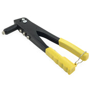 Trade Shop - Pinza Pistola Rivettatrice Con 4 Testine Intercambiabili Per Rivetti 4 Misure -