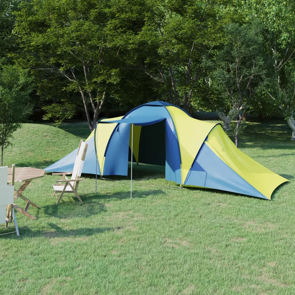 Tenda da campeggio | Tenda da campo per 6 Persone Blu e Giallo