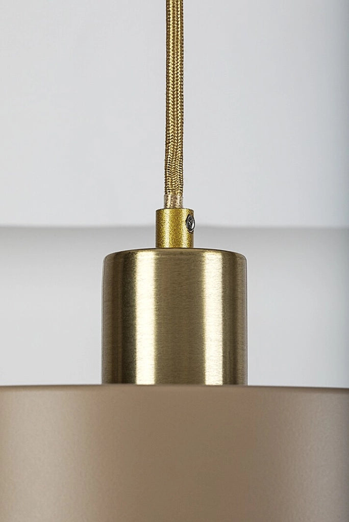 Lampada a sospensione Tisandra 3xE27 beige oro Rabalux
