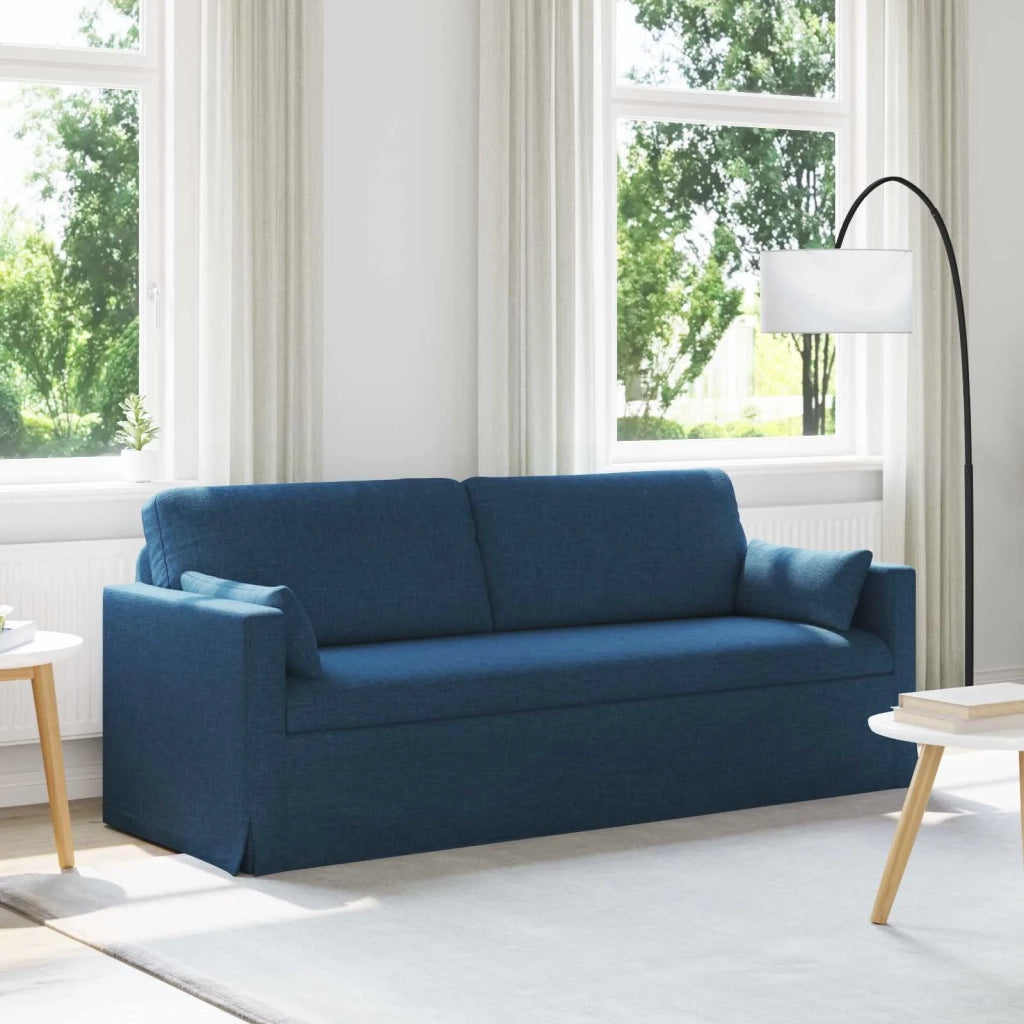 Divano Blu 198 x 78 x 80 cm Tessuto