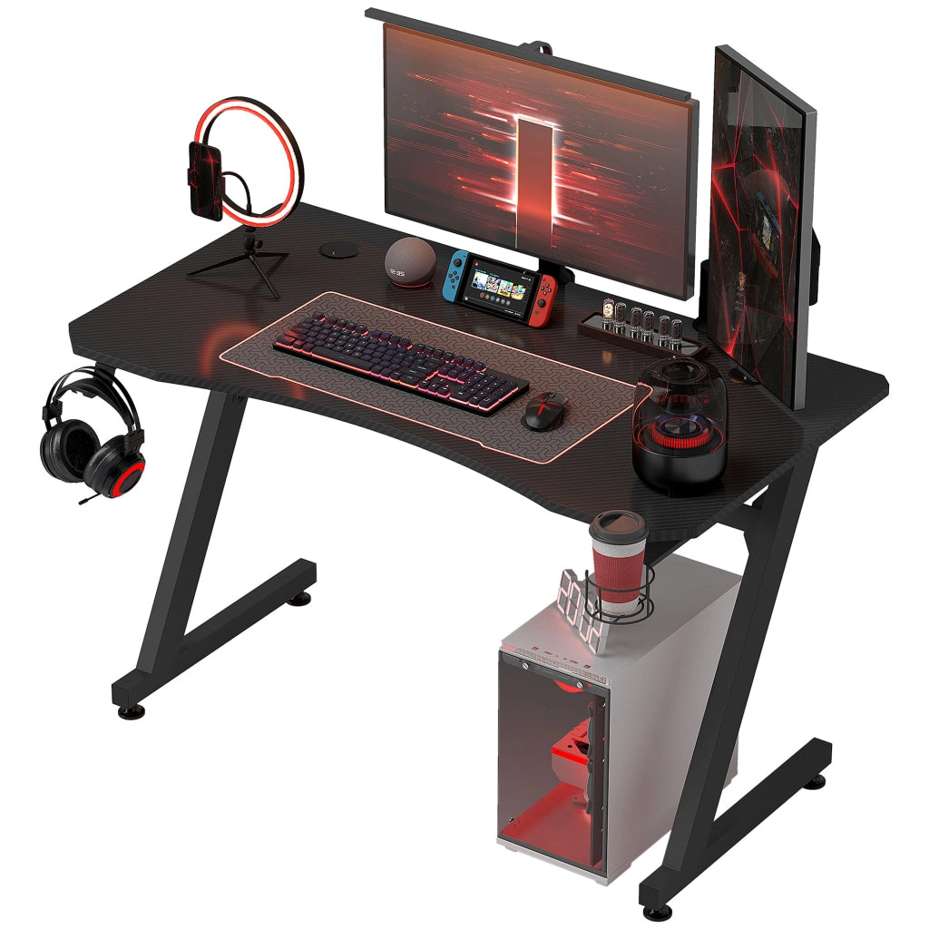 Scrivania Gaming ¨C Minimal ¨C Nero 120x65x74,5 cm