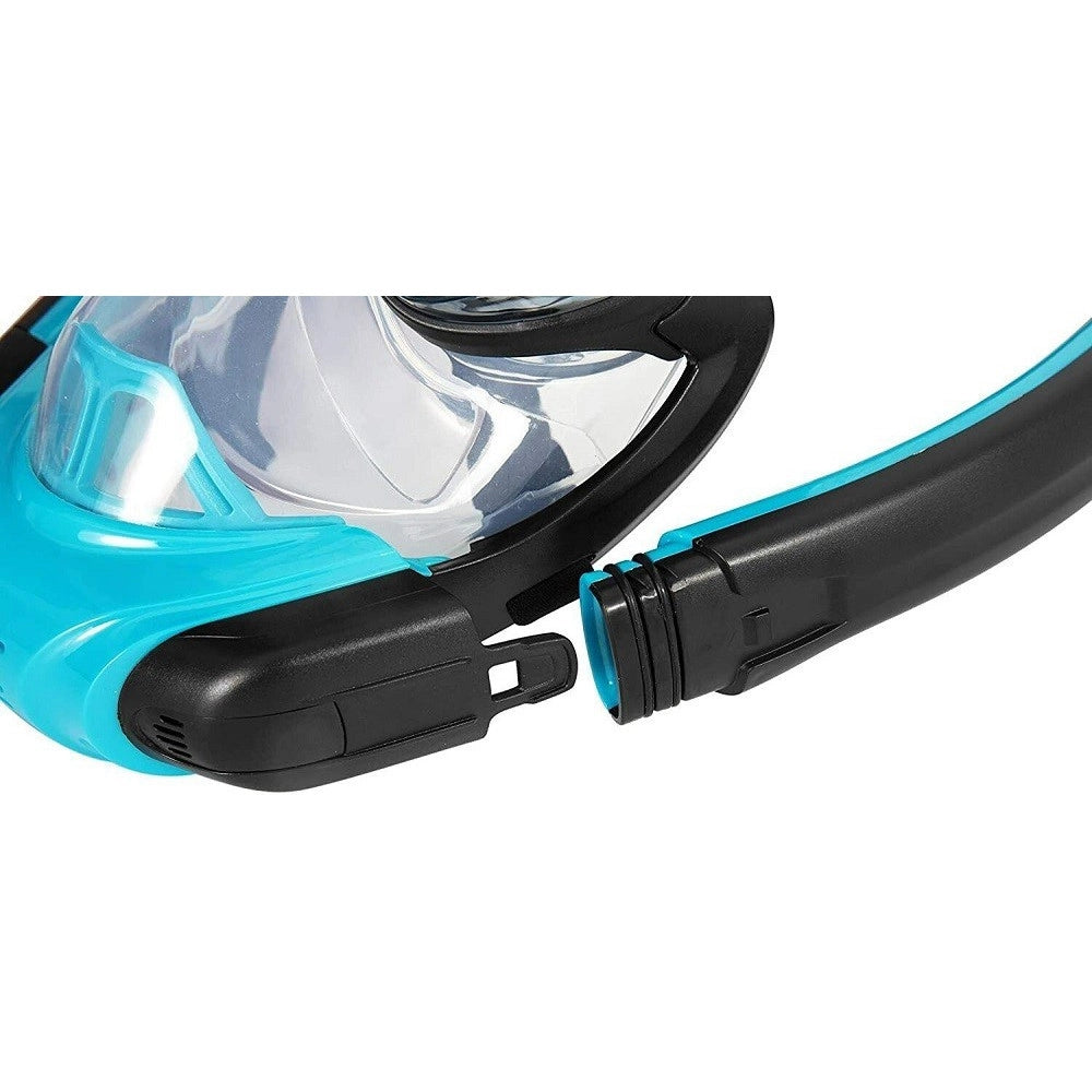 Trade Shop - Maschera S/m Con 2 Boccagli Da Snorkeling Sub Per Mare Piscina Hydro-pro 24060 -