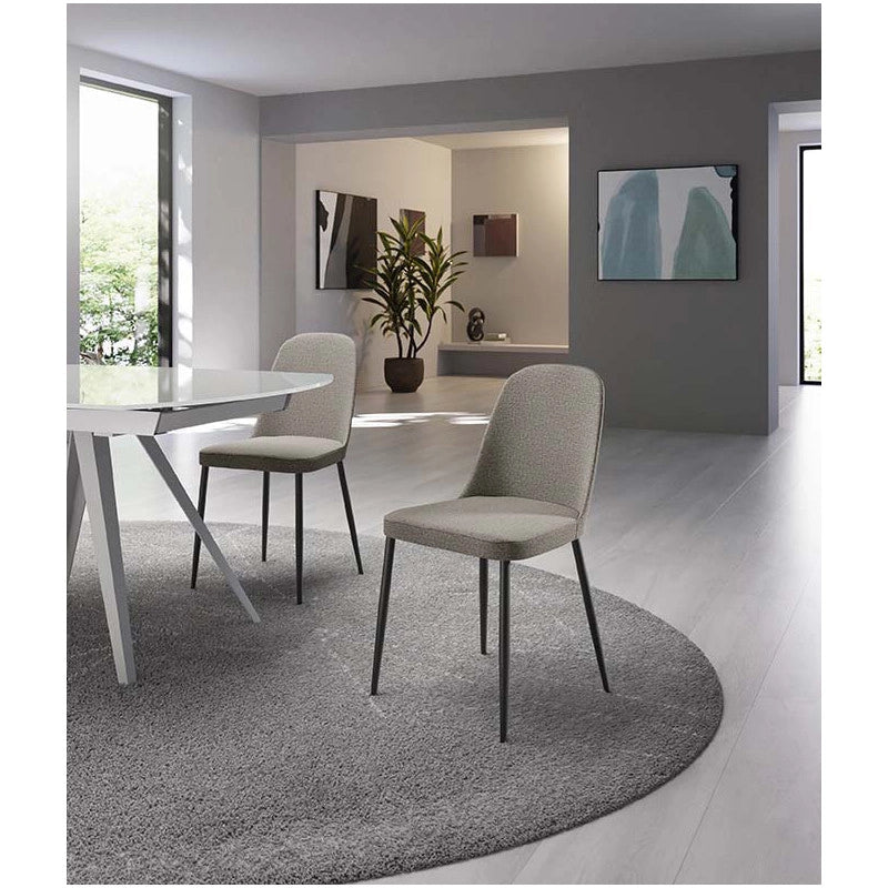 Sedia in tessuto Tamara 55cm X 46cm H 85cm Stones