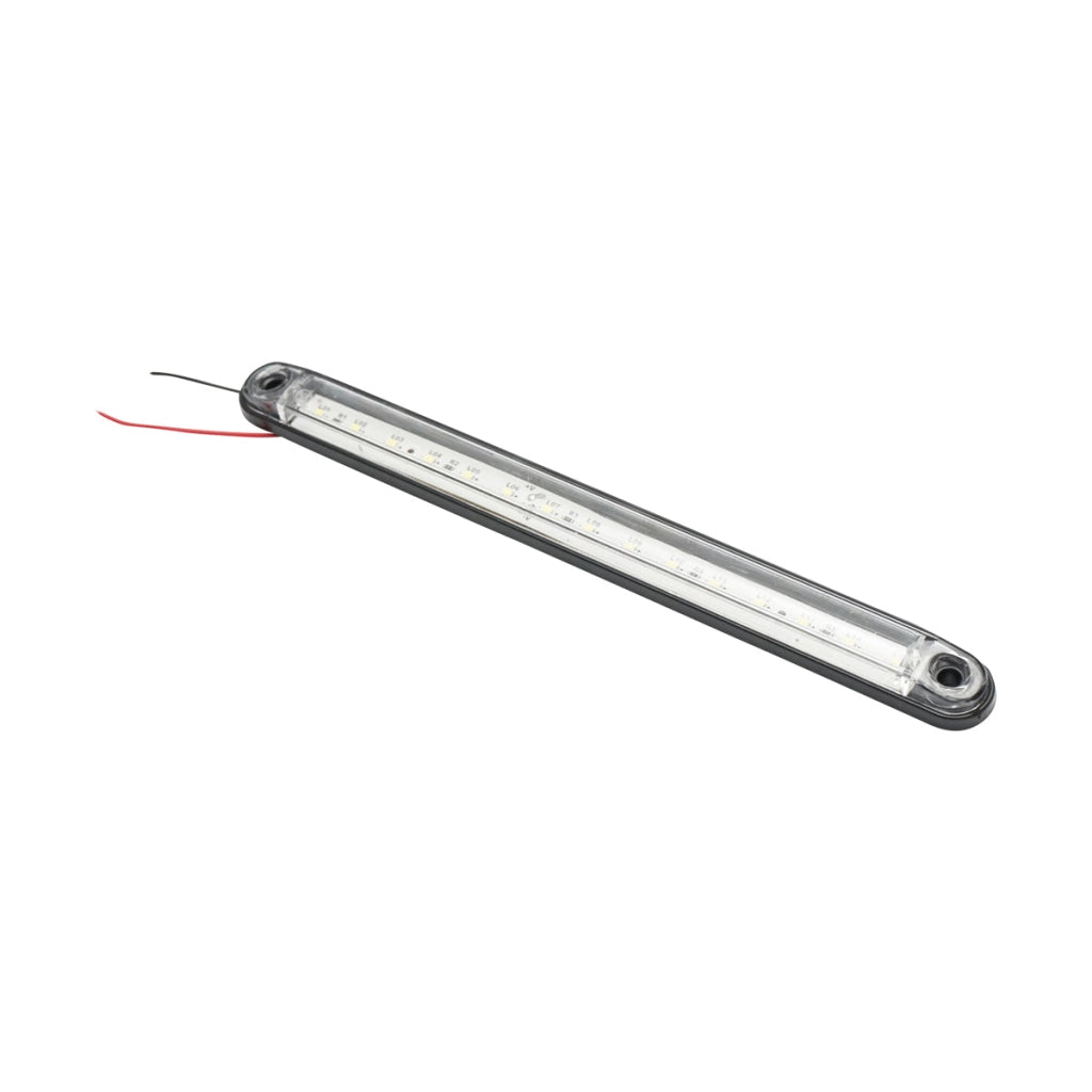Lampada laterale LED bianca, 240 mm, 12V-24V, Breckner Germany.