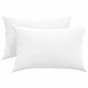 Cuscini da Divano 2 pz | Cuscini per sedie Bianco 60 x 40 cm Tessuto