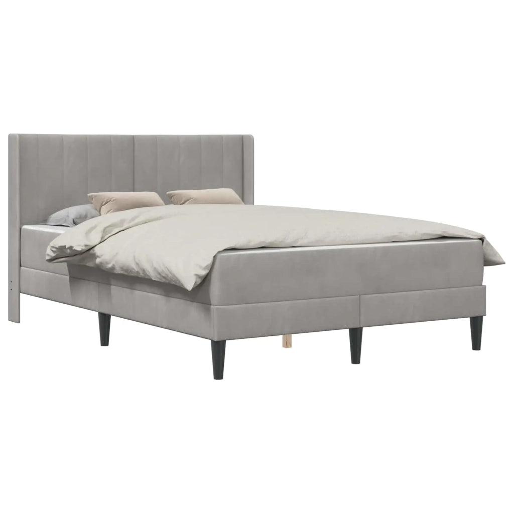 Struttura letto con materasso-Giroletto Grigio Chiaro 120 x 200 cm