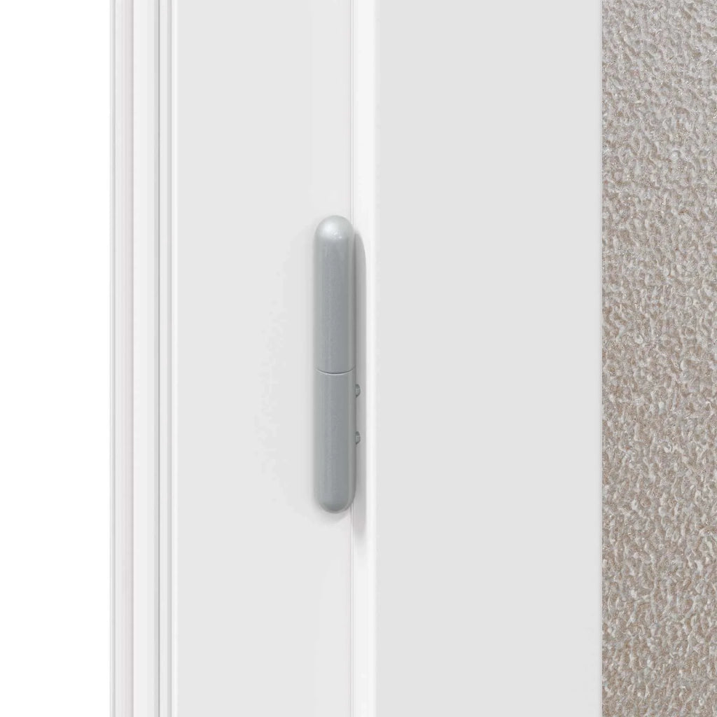 Porta d'ingresso laterale Bianco 88 x 198 cm PVC 3445756