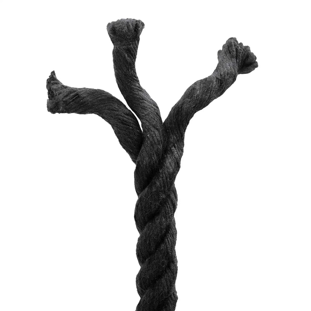 Corda | Fune Nero 1,2 x 1,2 x 25000 cm Cotone