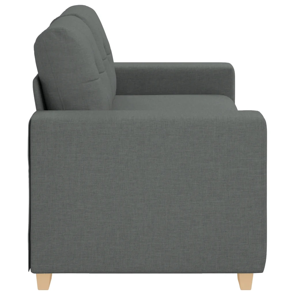 Divano Divanetto-Sofa Grigio Scuro 140 cm in Tessuto
