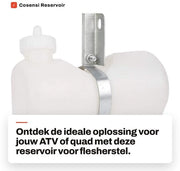 Reservatorio per liquido refrigerante - Tanke per contenere liquido - Reservoir - ATV/PIT Quad - 250cc/350cc - Materiale di alta qualità - Buona dissipazione del calore - Tanke radiatore