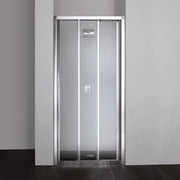 Porta nicchia doccia 110 cm tre ante