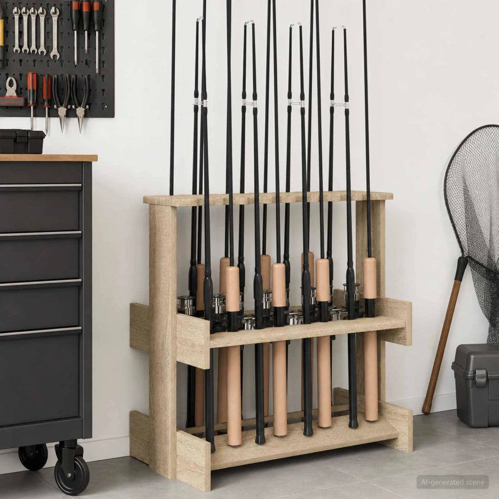 Supporto per stecche da biliardo Legno ingegnerizzato Sonoma 3429736