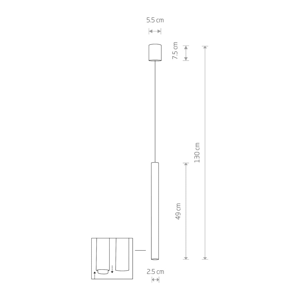 Lampada a sospensione Laser 490 oro Nowodvorski G9 10W