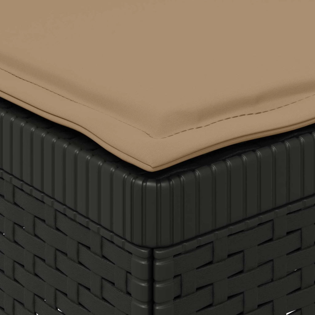 Divano da esterno-Divano da Giardino a 2 Posti con Cuscini Aspetto Rattan PP 810584