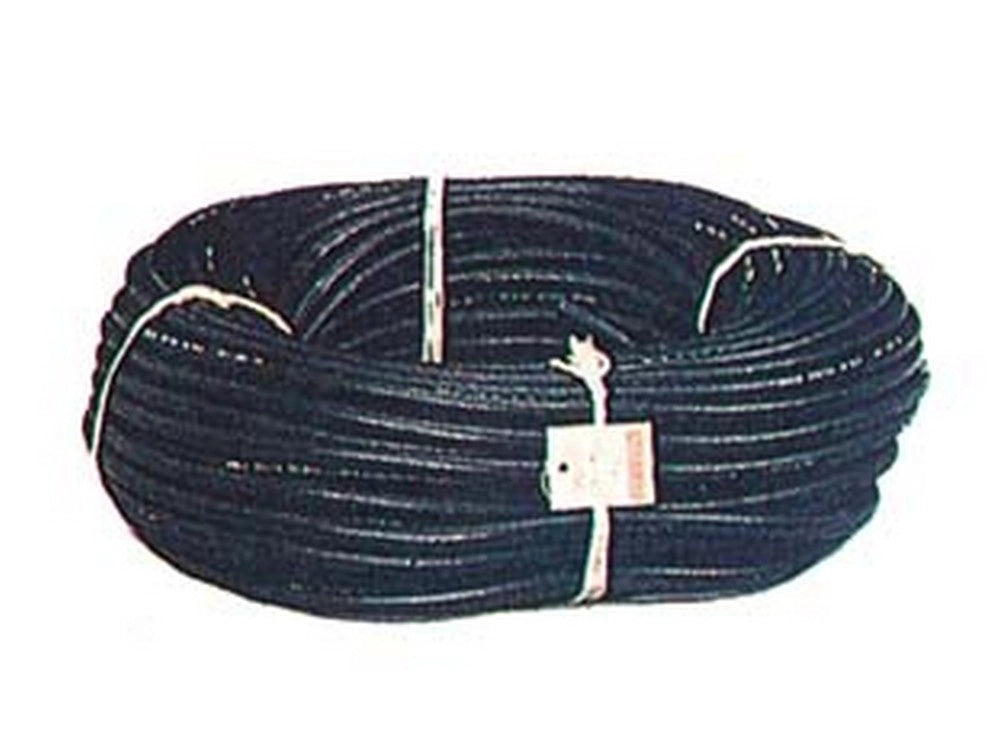 100mt tubo compressori pvc nero rinforzato  mm6x14 pressione esercizio 20 atm cod:ferx.fer44172