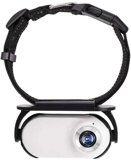 Collare di Sorveglianza per Animali - Camera a 360° Rotante - Accessorio per Animali - Risoluzione HD - Adatto per Animali Domestici
