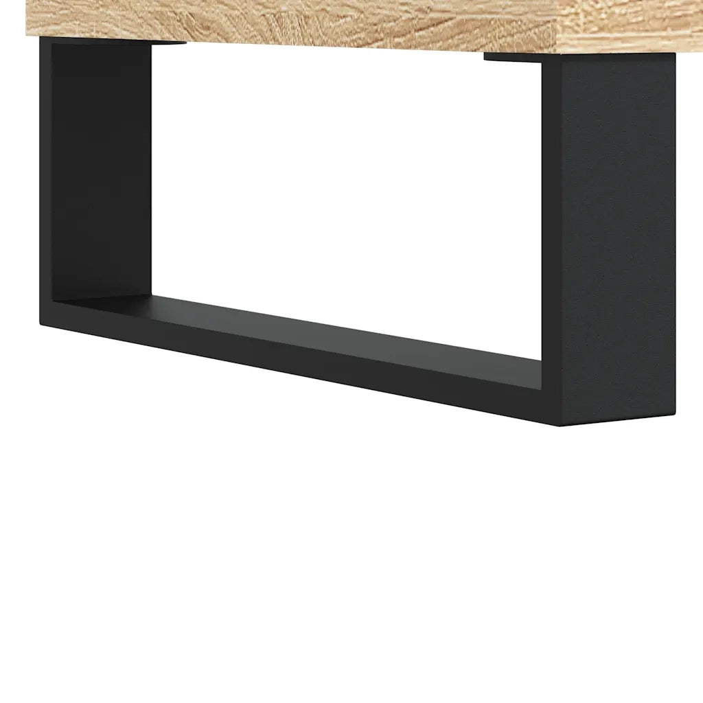 Credenza Rovere Sonoma 101,5x35x70 cm in Legno Multistrato 827215