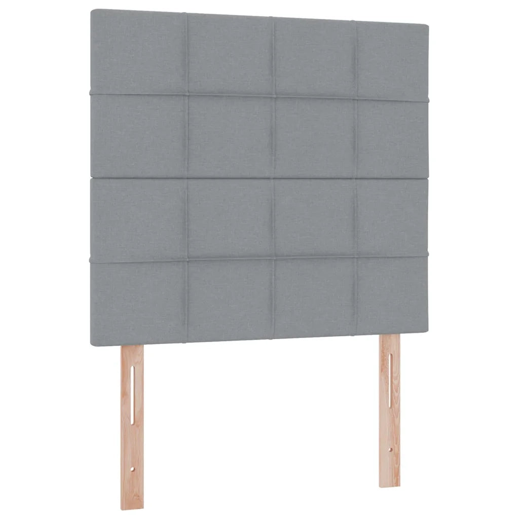 Letto con contenitore e materasso Grigio chiaro 100 x 200 cm 3371760