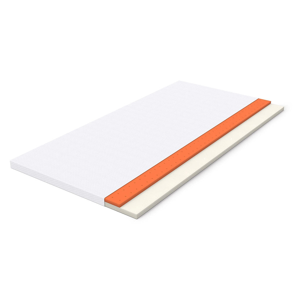 Coprimaterasso Basics 120x200cm 5cm - Xylo - Schiuma Gel, Colore Bianco