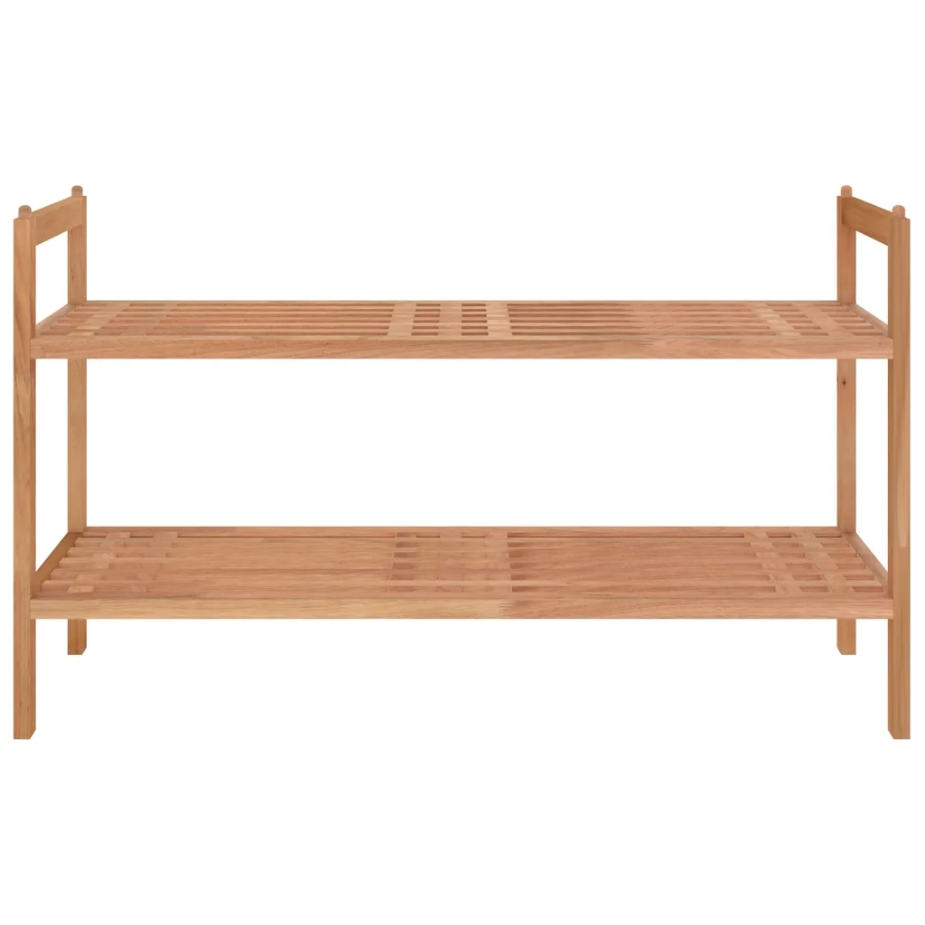 Scarpiera-Scaffale per scarpe 69x27x41 cm in Legno Massello di Noce