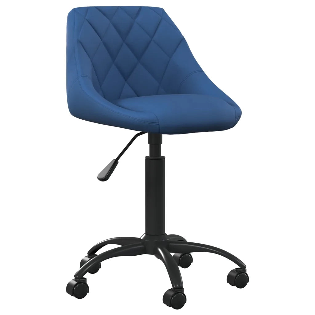 Sedia da Pranzo Blu in Velluto 335364