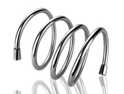 Flessibile per doccia silver in pvc, lungo 200 cm