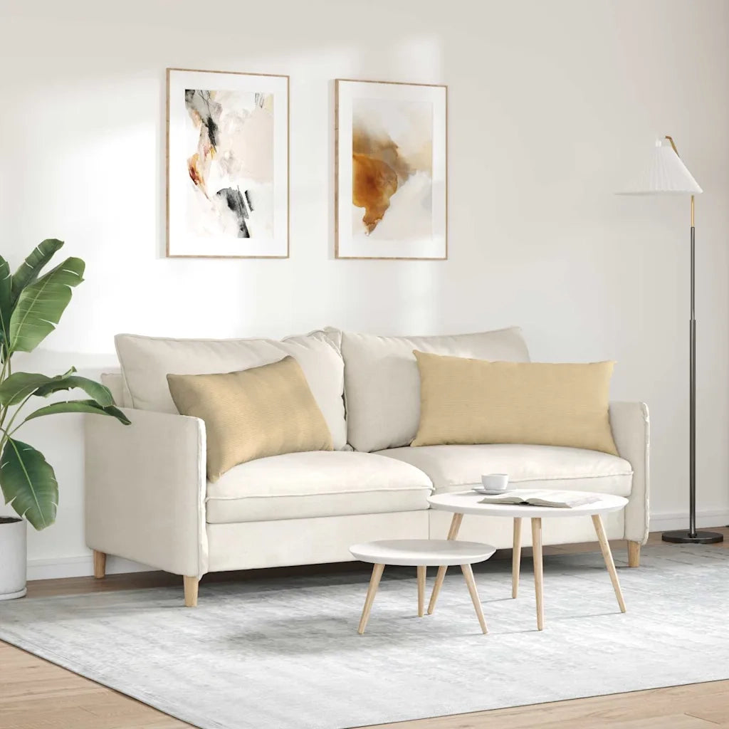 Cuscini da Divano 2 pcs Grigio Verde 80 x 40 cm 42013735