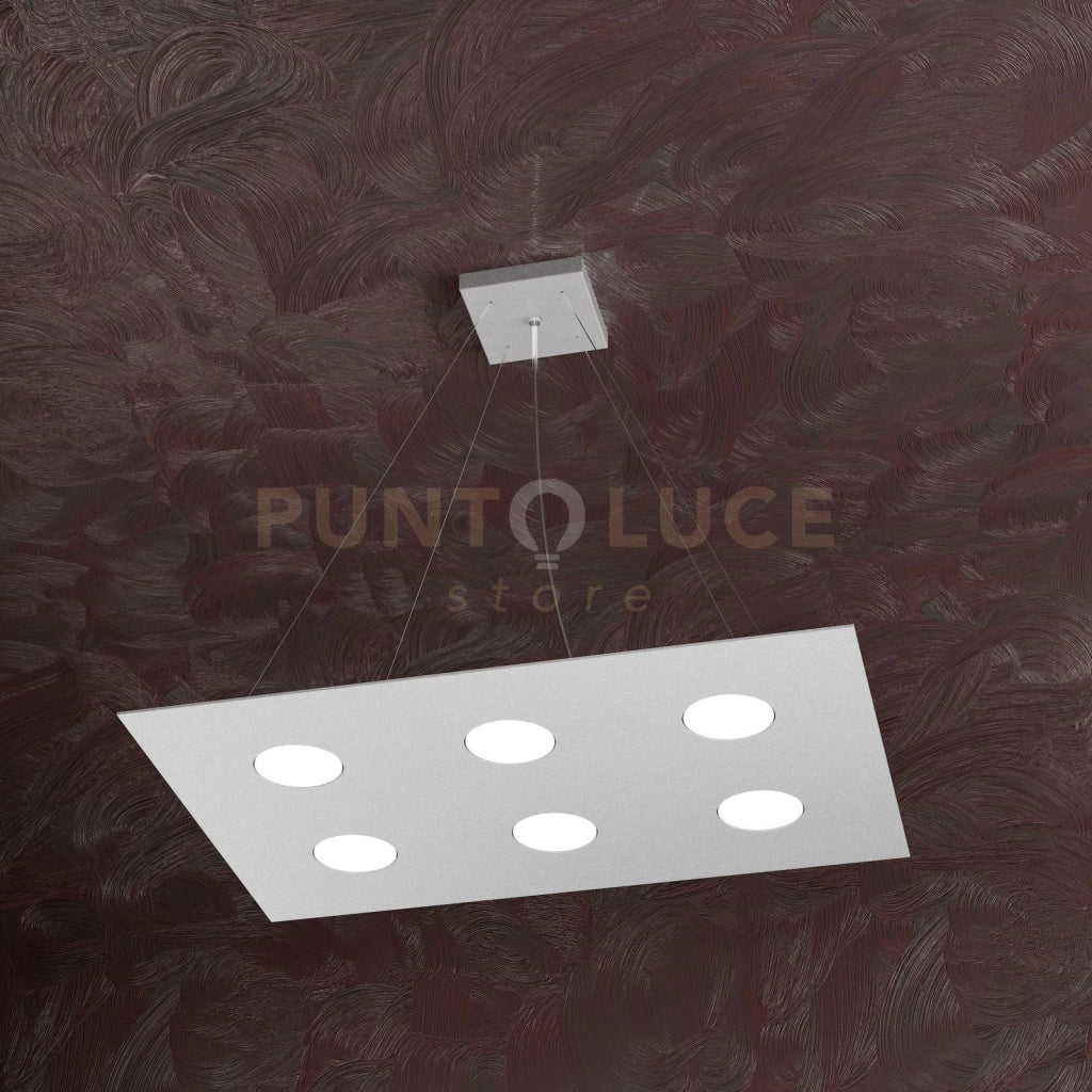 AREA SOSPENSIONE 6 LUCI GRIGIO 1127-S6 R-GR