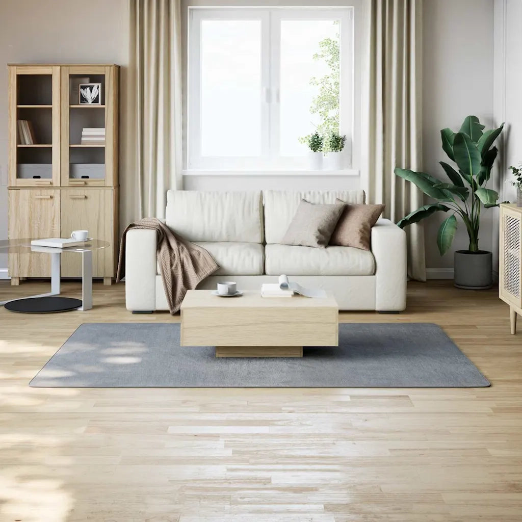 Tappeto Soffice a Pelo Corto 160x230 cm Antiscivolo Grigio 342194