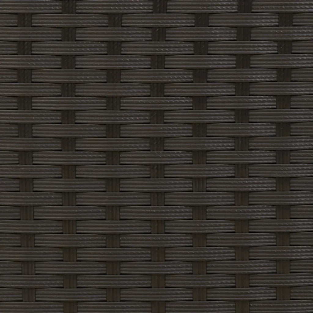 Sedie da Esterno Impilabili 4 pz in Polyrattan Nere 310084