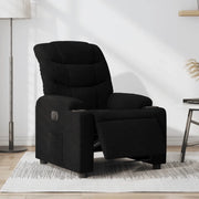 Poltrona Elettrica Reclinabile Nera in Tessuto 3206629