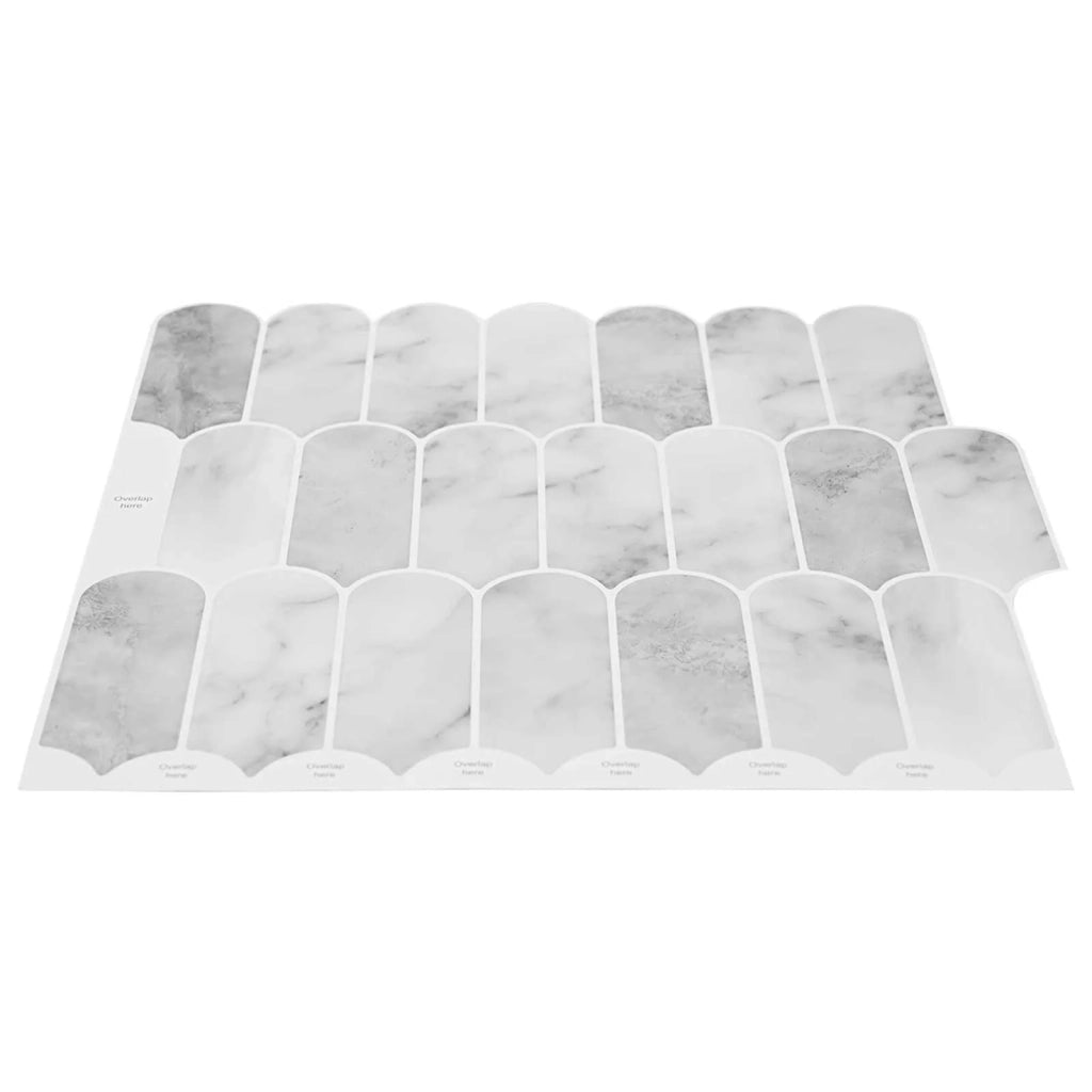Piastrella Piuma 20 pcs Marmo Grigio 30 x 30 cm 42046193